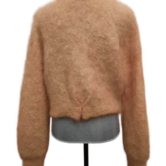 🧶 Free People Mohair Sweater Cardigan – Size S - Picture 2 of 8